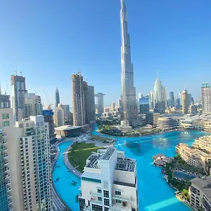 شقة Durrani Homes - Luxury Living Besides Panoramic Fountain And Burj Khalifa View- Burj Khalifa Fireworks